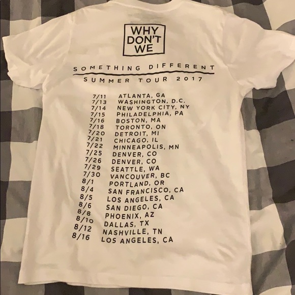 Why Don’t We shirt from concert - Picture 3 of 3